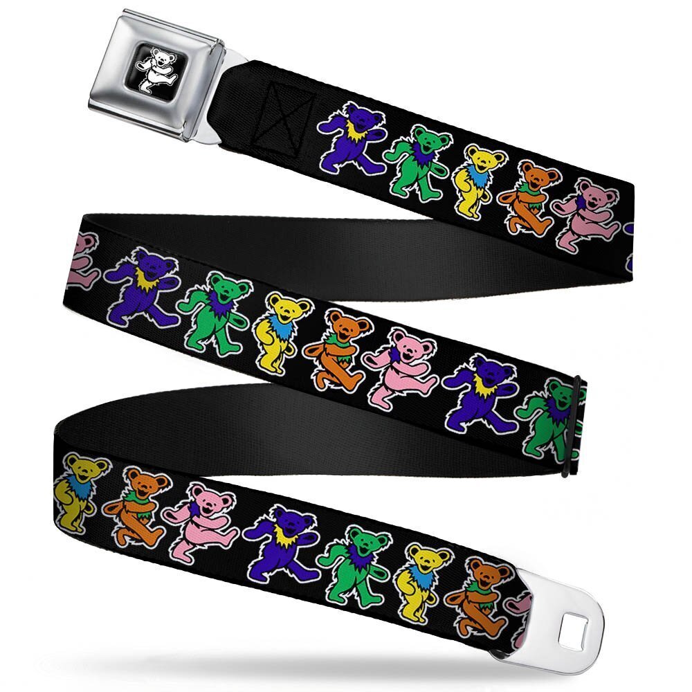 9466 unisex adult Seatbelt Belt, Multicolor, 1.5 Wide - 32-52 Inches in